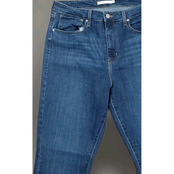 Levi’s 725 High Rise Bootcut Jeans 33 Women’s Blue Stretch Y2K Vintage Fit - Picture 2 of 14